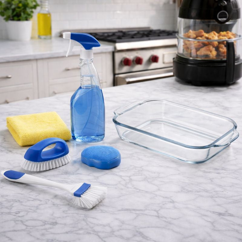 EasyCrunch™ Combo: Glass Tray + Cleaning Kit