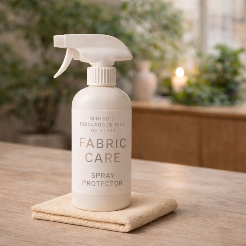 Kit de cuidado de tela (spray protector + paño)