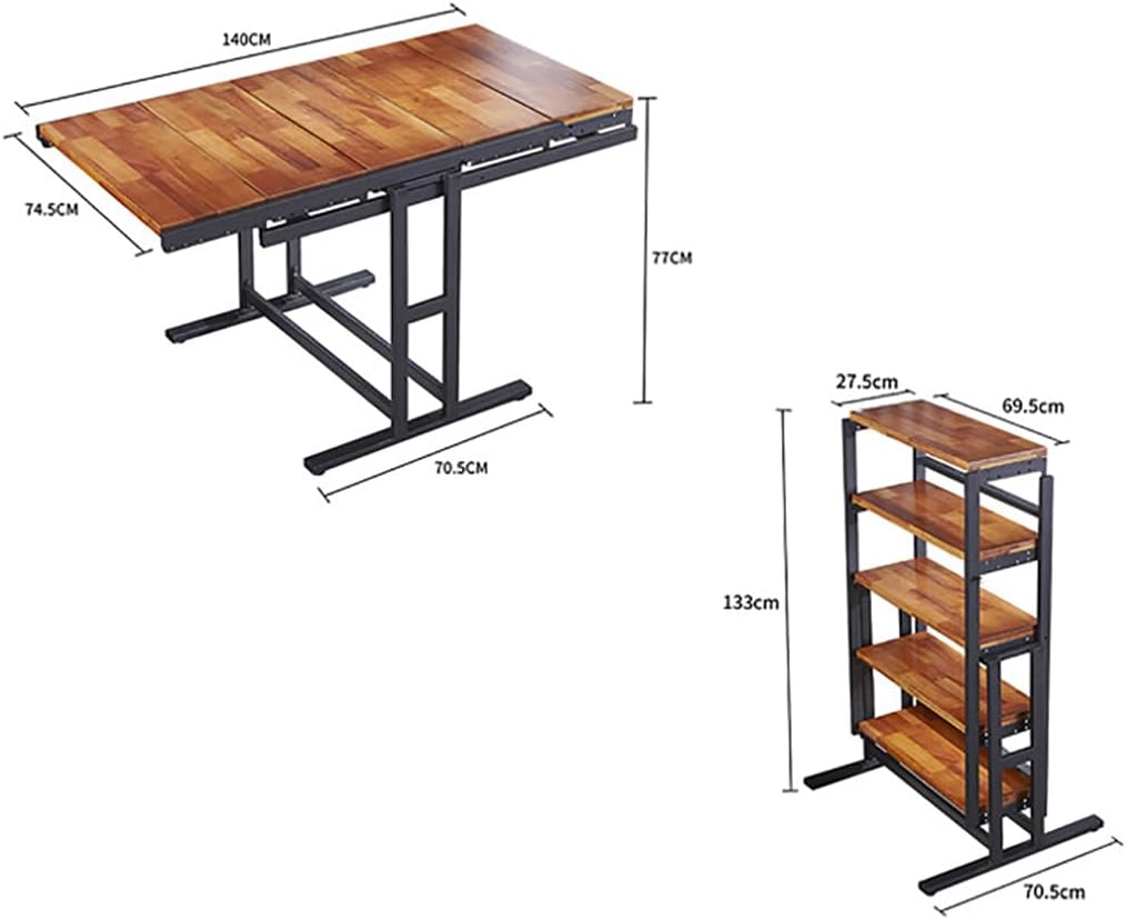 DUALIS™  Mesa Estantería 3-en-1